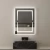 LED Wall Mirror 3 Light Colors Dimensions 80×60 cm, Rectangular shape