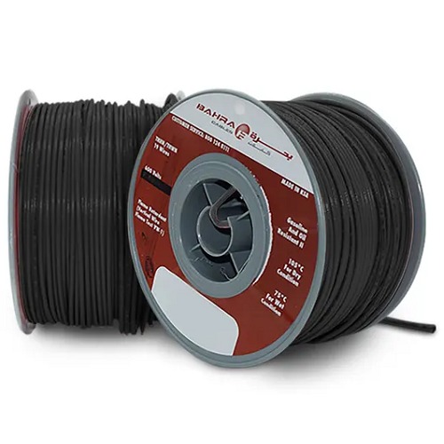 ACDC 6 AWG THHN Stranded Copper Building Wire - Black, Nylon/PVC, 200-Foot Spool