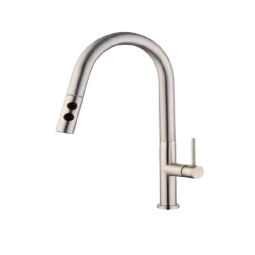 High Kitchen Mixer Brass, Light bronze color, Functional Design High Kitchen Mixer Brass, Light bronze color, Functional Design