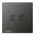 RJ11 Telephone +RJ45- Internet/Data -Cat6 Socket, Dark Gray Color, Siemens (Delta Relfa)