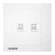 2Gang RJ45 Internet/Data CAT6 Socket, White, 86x86mm, Siemens (Delta Relfa)