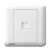 1Gang RJ11 Telephone Socket, White Color, 86x86mm, Siemens (Delta Seata)
