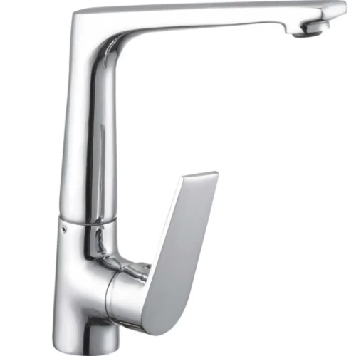 High Kitchen Mixer Brass, Chrome Finish, Functional Design