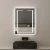 LED Glass 3 Light Colors Dimensions 80×60 cm, Rectangular shape